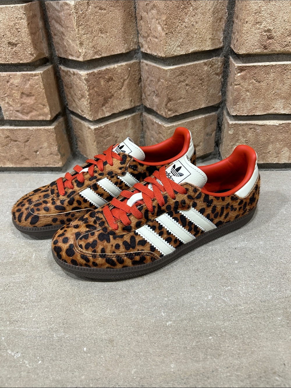 Adidas Samba OG Cheetah Pack Preloved Red Sneakers JI2734 Women’s shoes Size 8.5